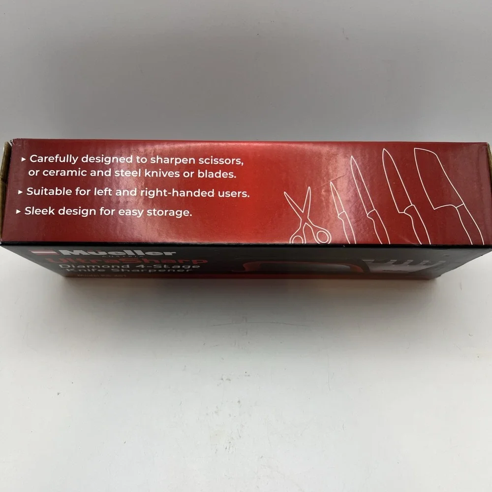Mueller Model KS-4ST Ultra-Sharp Diamond 4 Stage Knife Sharpener NEW